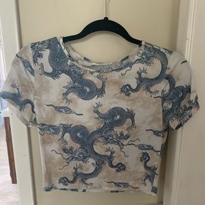 Dragon Tattoo Crop Top